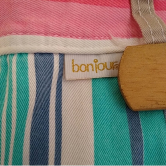 Vtg 80s 90s Bonjour Denim Skirt - Picture 8 of 10